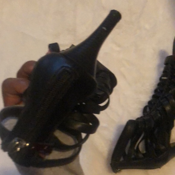 Shoes, black color, heels - Picture 7 of 8